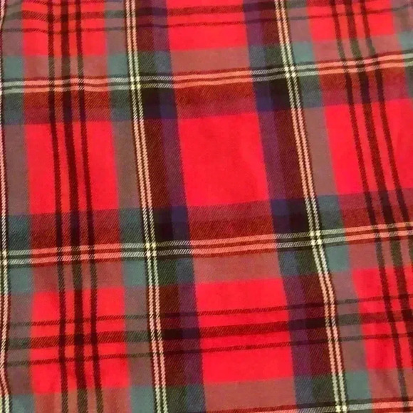 Victoria's Secret Red Tartan Plaid Pajama Bottoms NWT size Large - Picture 2 of 6